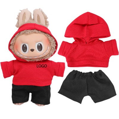 6.7" Dolls Casual Hooded Sets