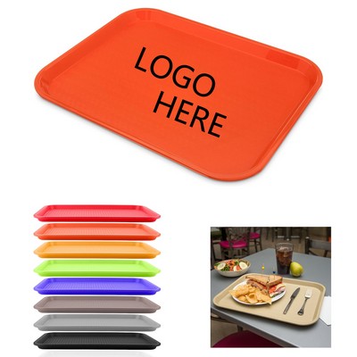 Plastic Non-Slip Food Serving Tray