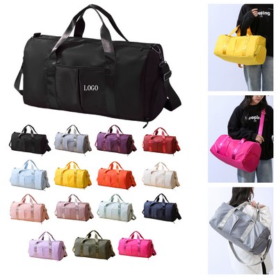 18.9" x 10.2" x 8.7"Lightweight Fitness Tote w/ Dry-Wet Separation
