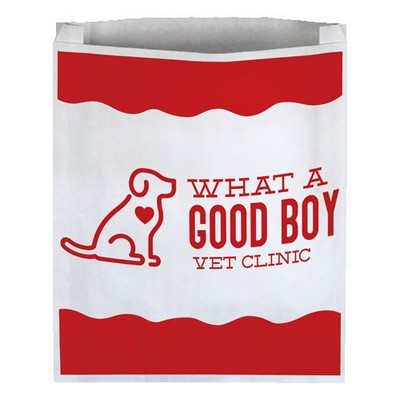 One Color 2-Sided Large Merchant Paper Bag (12" x 15" x 2.5")