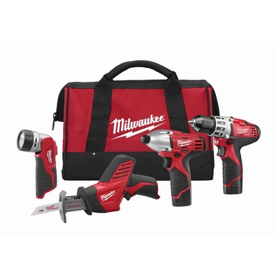 Milwaukee M12 4 Tool Combo Kit