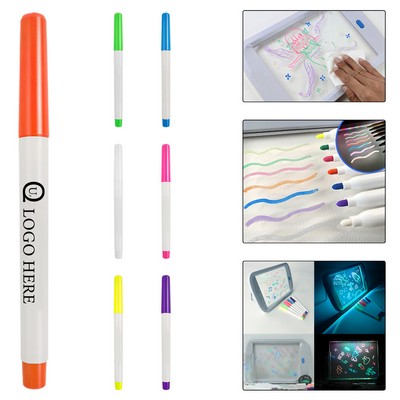 7 Colors Water Soluble Chalk Marker Fluorescence Pen Set