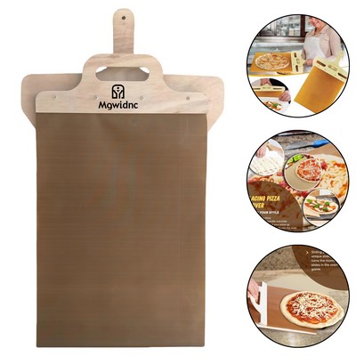 Wooden Multi-Purpose Pizza Peel Sliding Shovel for Creative Home Life