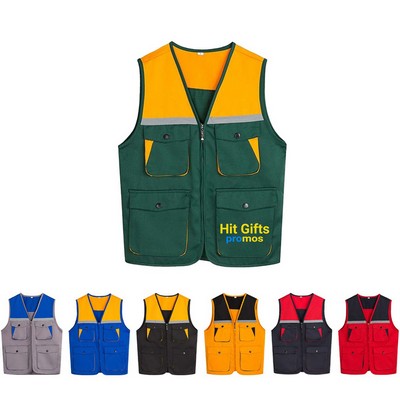Cotton Canvas Work Vest