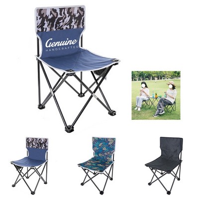 Folding Beach Chair with Cup Holder
