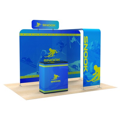 10' Trade Show Display With Bridge Archway