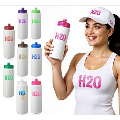 USA Made 32oz Super Hydrate Water Bottle