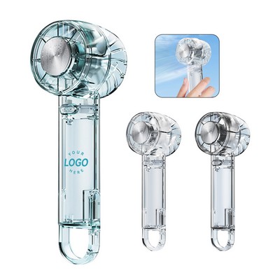 Transparent Handheld Cooling Fan