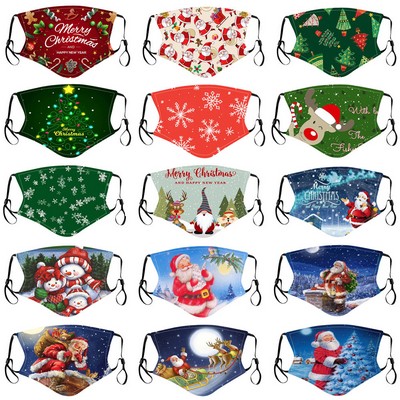 Cotton Face Mask Cover Xmas Balaclavas Christmas
