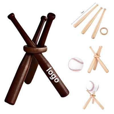 Wooden Baseball Display Stand – Classic Collectible Holder