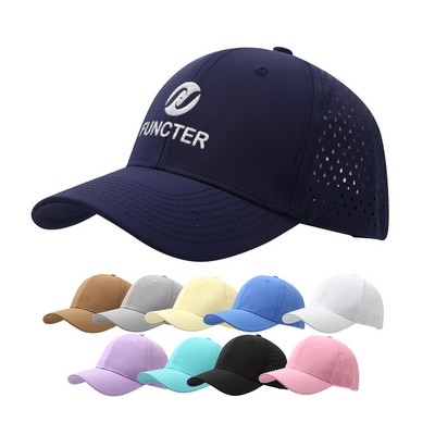 Retro Washed Denim Mesh Baseball Cap