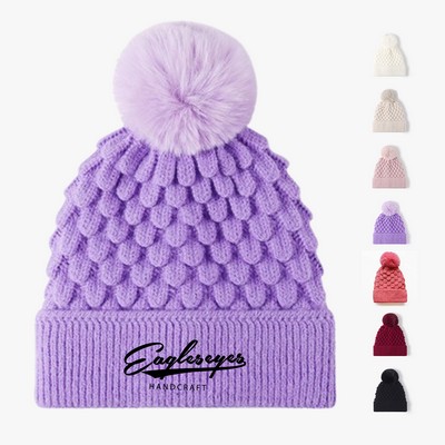 Winter Warm Knit Thick Soft Beanie