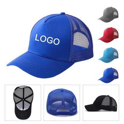 Half Mesh Trucker Cap