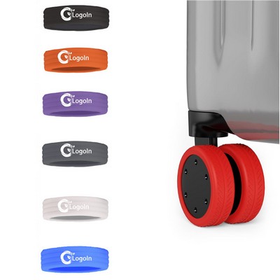Silicone Luggage Wheel Protector Cover Spinner Suitcase