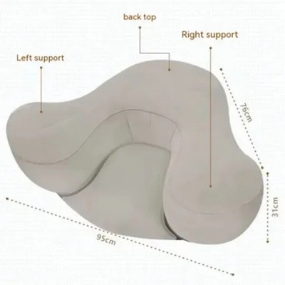 Large Inflatable Meditation Cushion for Yoga Zafu