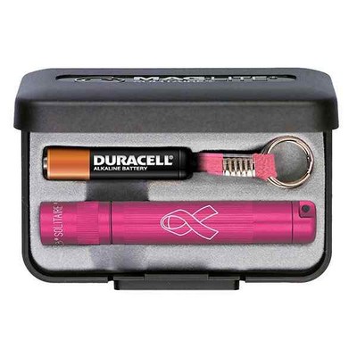 Pink Genuine "AAA" Mini Mag-Lite® Breast Cancer Awareness Flashlight