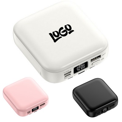 20000 mAh Mini Fast Charging Power Bank w/ Mirror