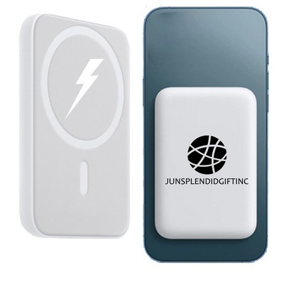 Slim Rechargeable 3000mAh Charge Mini Pocket Power Bank With Cable