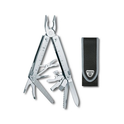 Swiss Tool X 26 Function Swiss Army Knife - Silver