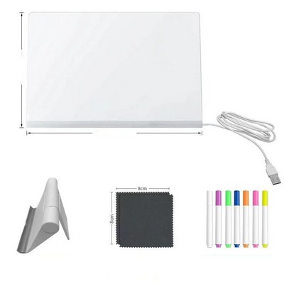 Customizable Clear Acrylic Illuminated Board