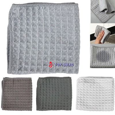 Waffle-Knit Cleaning Towel