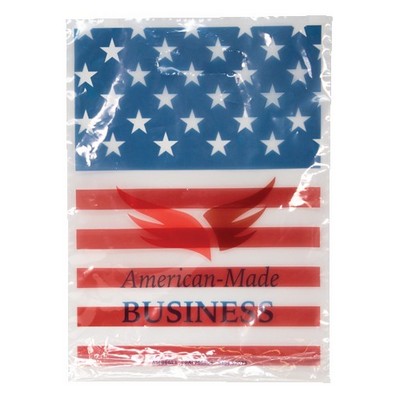 Digital Full Color 2-Sided Clear Plastic Bags with Gusset (9" x 12" x 2")