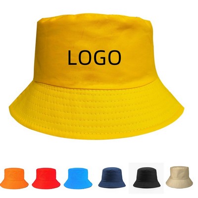 Cotton-Polyester Embroidered Bucket Hat