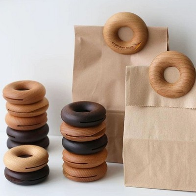 Wooden Donut Sealing Clip