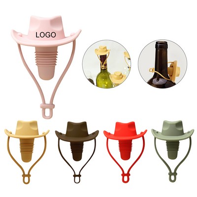 Classic Cowboy Silicone Wine Stopper