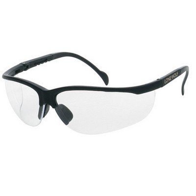 Unbranded Wrap-Around Safety Glasses with Adjustable Temples