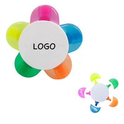 Five-Color Sunflower Highlighter