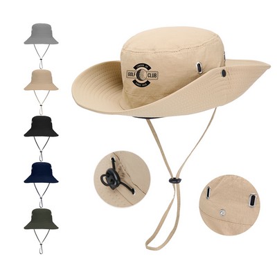 Cowboy Waterproof Wide Brim Sun Bucket Hat