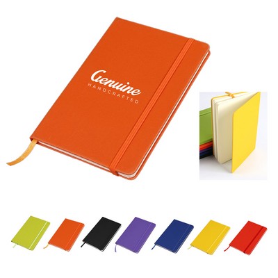 PU Leather Note-taking Notebook with Elastic Band