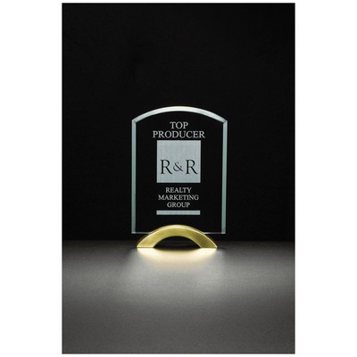 Summit Arch Glass Award, 8.75"H