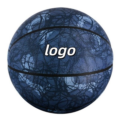 Durable Blue Basketball for Kids and Adults Indoor Outdoor Play