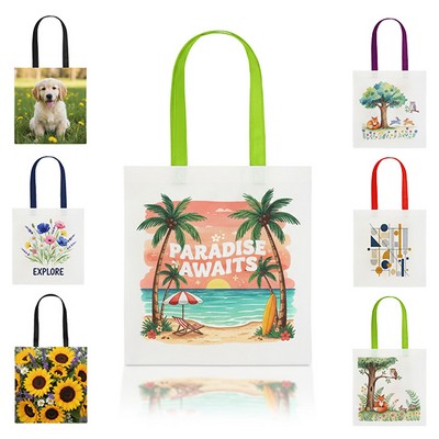 Sublimated Non-Woven Double-Sided Printed Tote