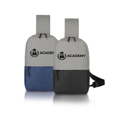 300D Two-Tone Breathable Sling Backpack