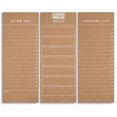 3 Pack Tear Off Magnetic Notepad Set