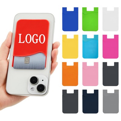 Silicone Phone Card Holder Soft Card Case