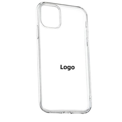Transparent TPU Soft Case for iPhone 15 16 Pro 17 Slim Shockproof Protective Cover