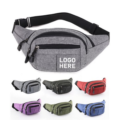 Vivid Oxford Waist Satchel