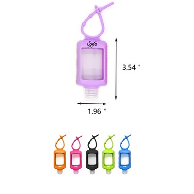 2oz Travel Bottles with Silicone Keychain