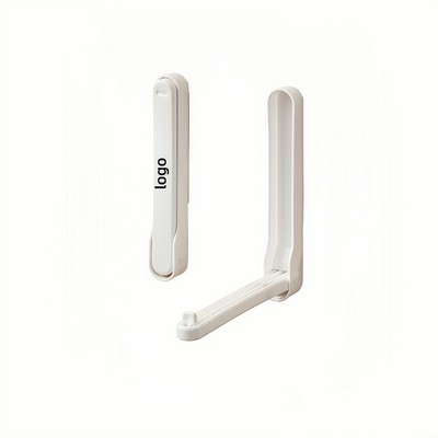 No-Drill Foldable Closet Organizer Hanger with Clips and Non-Slip Design