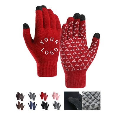 Soft Napping Wool Touchscreen Winter Gloves