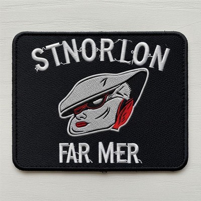 4.5" - 100% Custom Embroidered Patches - Hook & Loop