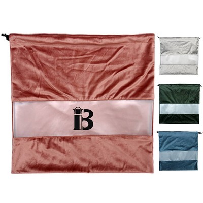 Velvet Dustproof Drawstring Storage Bag