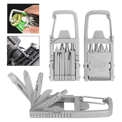 12-In-1 Folding Multi-Tool Keychain
