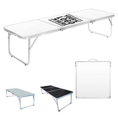 4' Portable Picnic Foldable Low Beach Lightweight Aluminum Camping Table