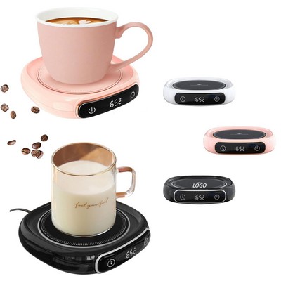Smart Digital Coffee Mug Warmer with Timer - Electric Cup Heater for Desk (NO Cup)