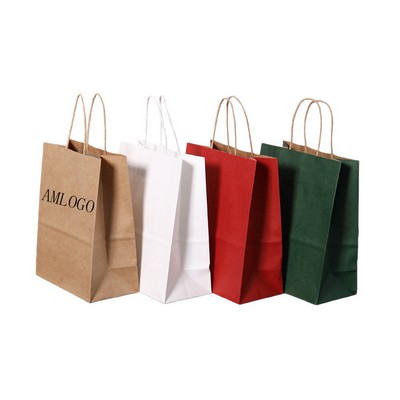 Vibrant Kraft Paper Tote Bag